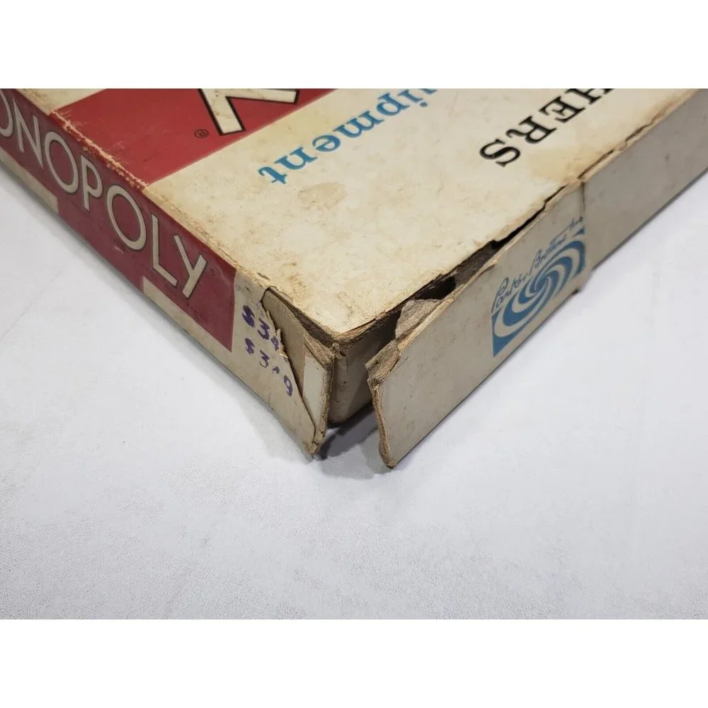 Vintage 1961 Monopoly Board Game by Parker Brothers  Classic Original Complete